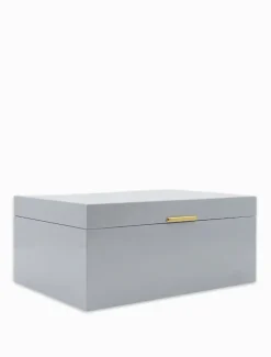 Jewellery Storage|Jewellery And Trinket Boxes*Zjoosh Lacquered Jewellery Box Large Blue
