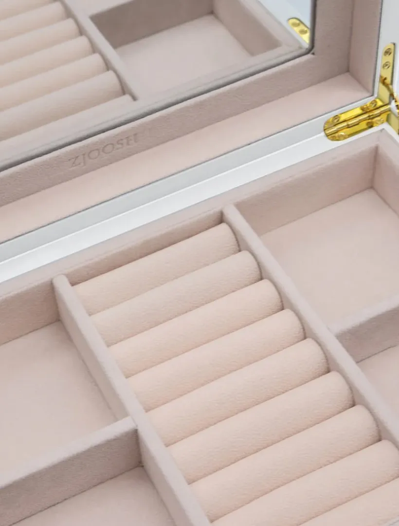 Jewellery Storage|Jewellery And Trinket Boxes*Zjoosh Lacquered Jewellery Box Large Blue