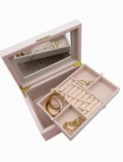 Jewellery Storage|Jewellery And Trinket Boxes*Zjoosh Lacquered Jewellery Box Large Pink