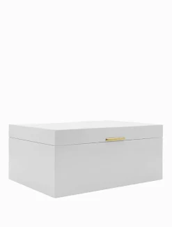Jewellery Storage|Jewellery And Trinket Boxes*Zjoosh Lacquered Jewellery Box Large White