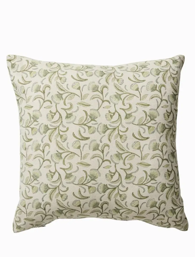 Cushions*3rd Party Other Lalita Block Print Cushion 50cm x 50cm Green