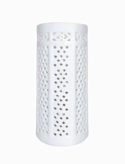 Ceramics*Zjoosh Lattice Umbrella Stand White