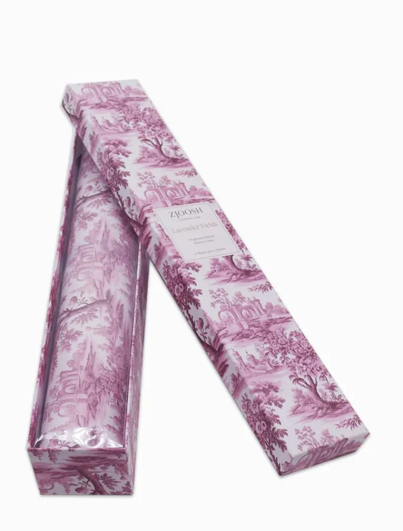 Zjoosh Clothing Care|Drawer Liners And Clothing Protectors*Zjoosh Lavender Fields Drawer Liners