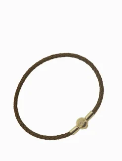 Bangles And Bracelets*Zjoosh Leather Insignia Bracelet Chocolate
