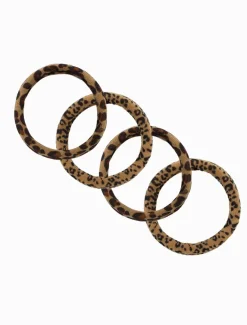 Hats & Hair Accessories*Zjoosh Leopard Hair Ties Set of 4