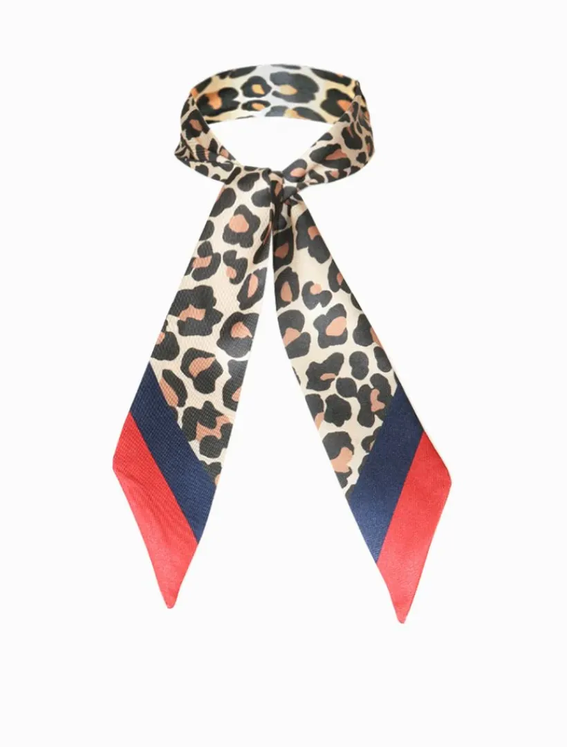 Fashion Scarves|Scarves*Zjoosh Leopard Narrow Scarf