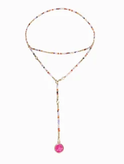 Necklaces*Zjoosh Lilac Summer Double Length Necklace
