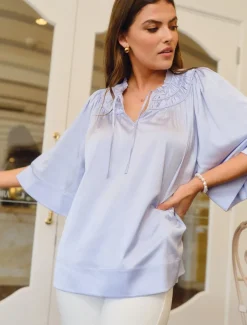 Shirts And Tops*Zjoosh Lillibet Top - FINAL SALE Blue