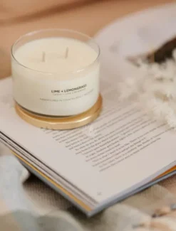 Scented Candles*3rd Party Other Lime u0026 Lemongrass Soy Candle