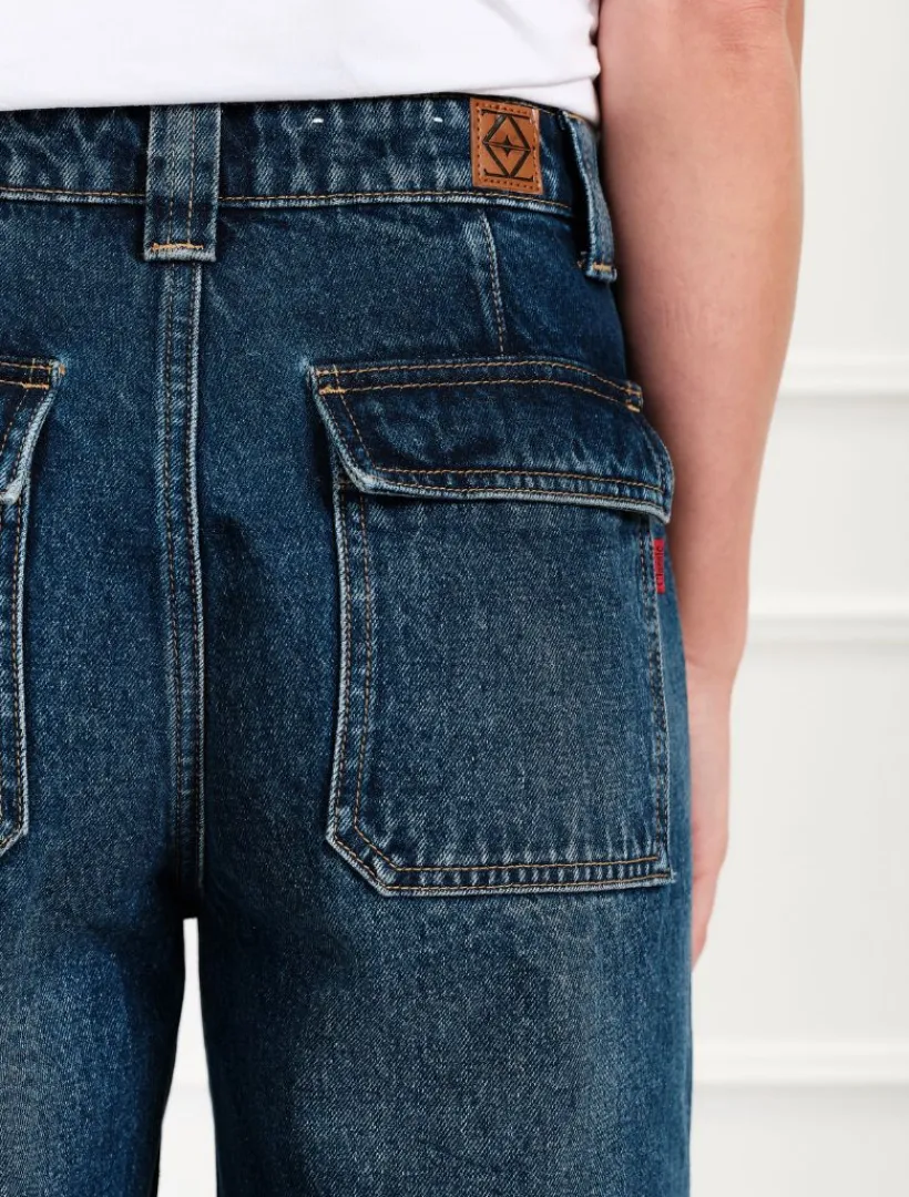 Pants*Zjoosh Lisa Wide Leg Jean Indigo