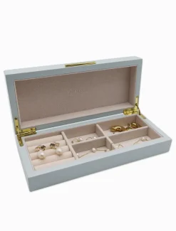 Jewellery Storage|Jewellery And Trinket Boxes*Zjoosh Long Lacquered Jewellery Box Blue