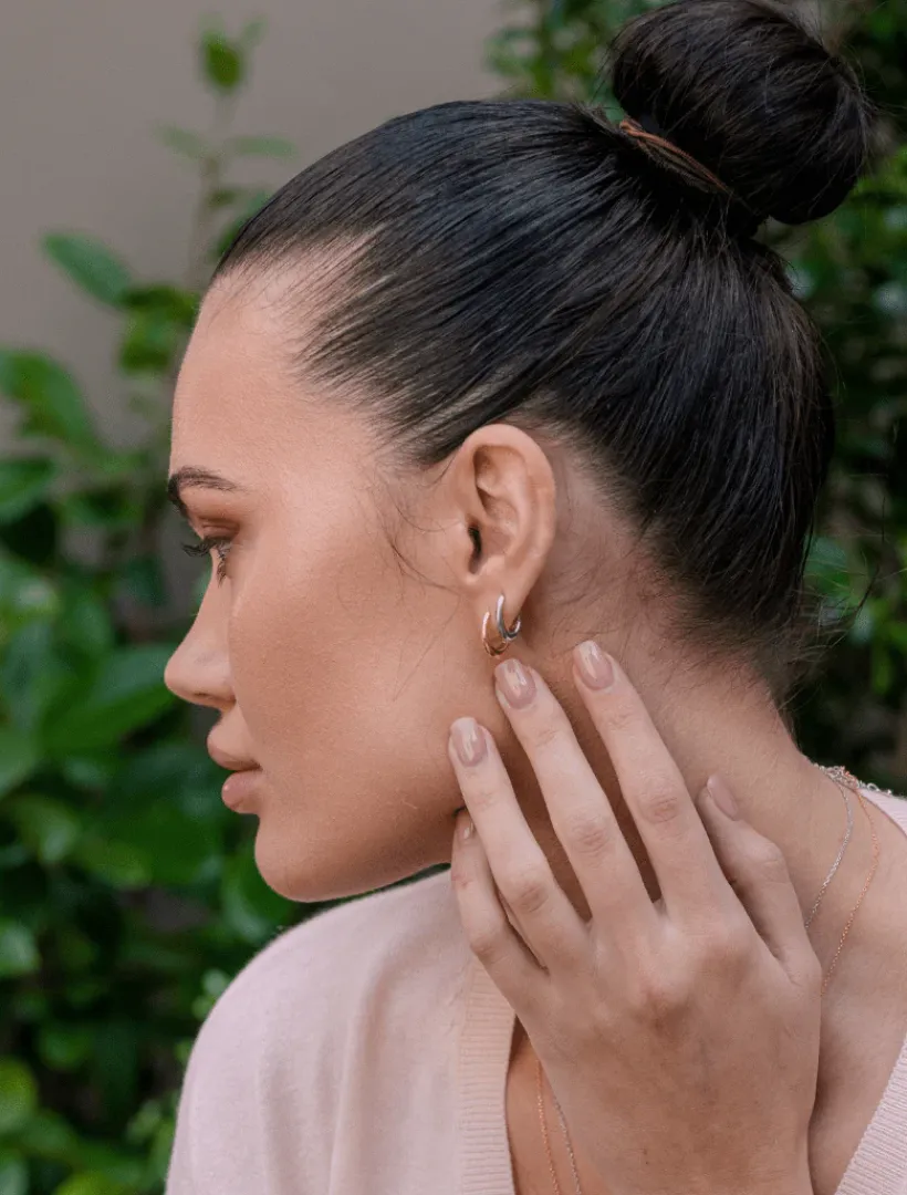 Earrings|Silver Jewellery*Zjoosh Long Oval Hoops Silver