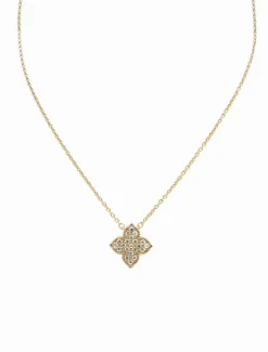 Necklaces|Gold Jewellery*Zjoosh Lotus Necklace Gold