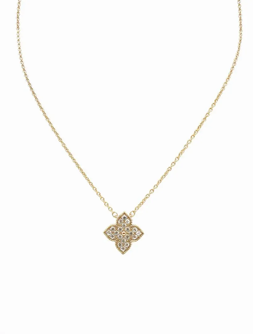 Necklaces|Gold Jewellery*Zjoosh Lotus Necklace Gold