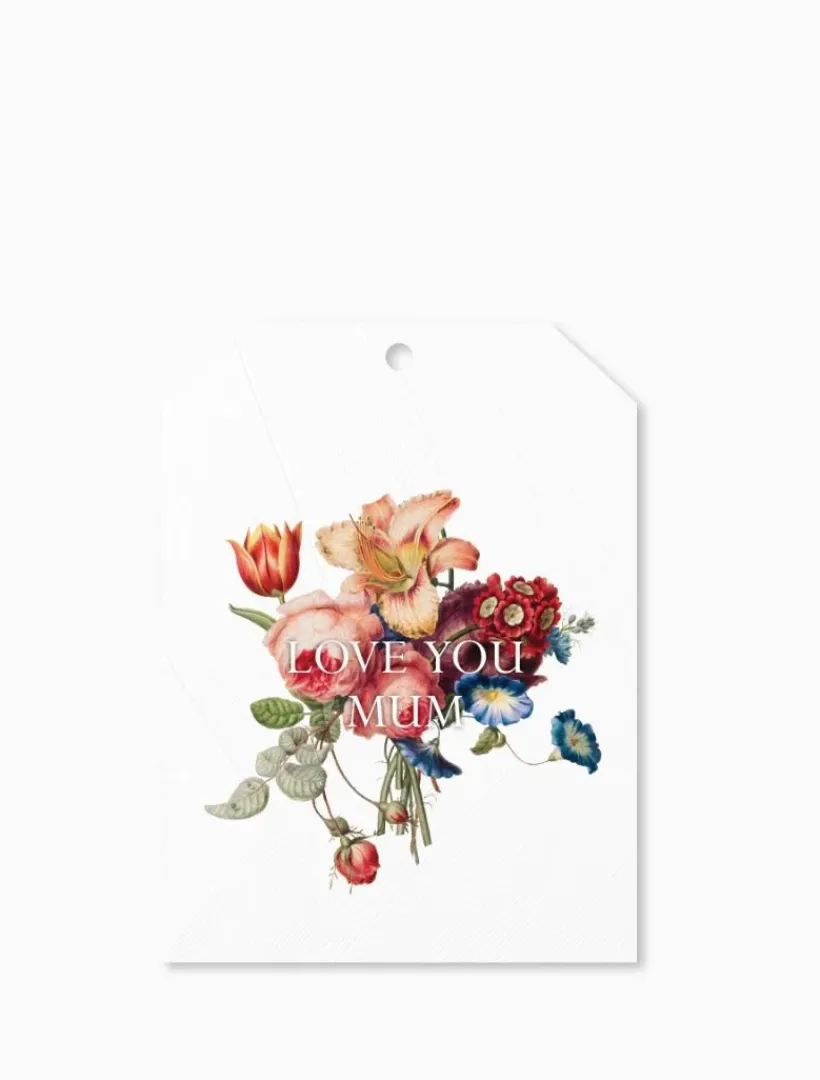 Stationery*Zjoosh Love Mum Bouquet Tag
