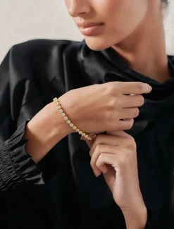 Lucienne - Zjoosh Premium|Bangles And Bracelets*Zjoosh Lucienne Cubic Zirconia Tennis Bracelet Gold