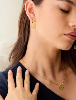 Lucienne - Zjoosh Premium|Earrings*Zjoosh Lucienne Gold and Crystal Hooks