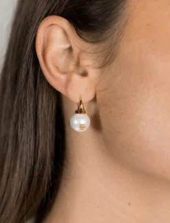 Lucienne - Zjoosh Premium|Pearl Jewellery*Zjoosh Lucienne Insignia Pearl Hooks Gold