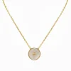 Lucienne - Zjoosh Premium|Pearl Jewellery*Zjoosh Lucienne Mother Of Pearl and Crystal Pendant
