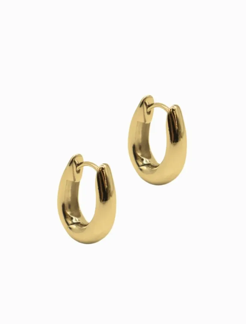 Lucienne - Zjoosh Premium|Earrings*Zjoosh Lucienne Tear Drop Huggies 925 Gold