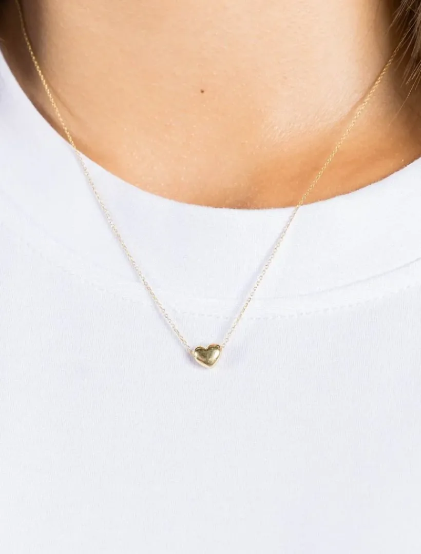 Necklaces|Gold Jewellery*Zjoosh Lucienne Tiny Heart Necklace Gold