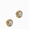 Lucienne - Zjoosh Premium|Earrings*Zjoosh Lucienne White Crystal Surround Studs