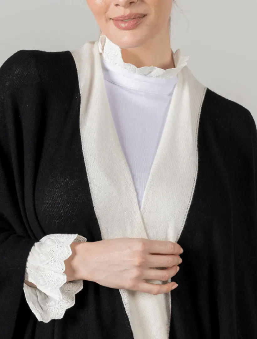 Knits And Jumpers*Zjoosh Luna Travel Wrap Black
