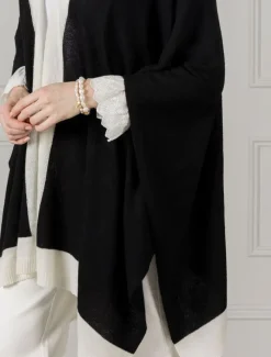 Knits And Jumpers*Zjoosh Luna Travel Wrap Black