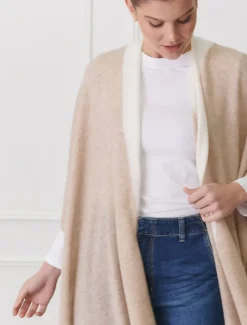 Knits And Jumpers*Zjoosh Luna Travel Wrap Oatmeal