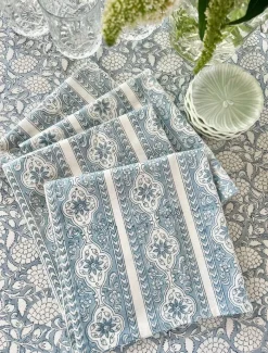 Table Linen*Zjoosh Majorelle Napkin Set of 4 45cm x 45cm Blue