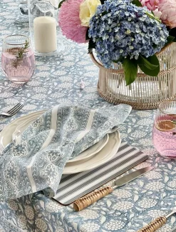 Table Linen*Zjoosh Majorelle Rectangle Tablecloth 150cm x 320cm Blue
