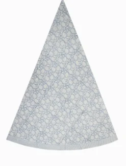 Table Linen*Zjoosh Majorelle Round Tablecloth Blue