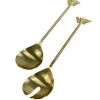Cutlery & Servers*3rd Party Other Matte Gold Bee Salad Server