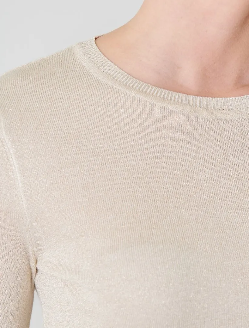 Knits And Jumpers*Zjoosh Melissa Sparkle Knit Gold