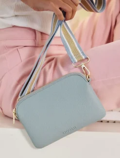 Wallets And Purses|Cross Body Bags*Zjoosh Missy Hugo Cross Body Bag Dusty Blue DustyBlue