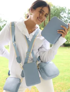 Wallets And Purses|Cross Body Bags*Zjoosh Missy Hugo Cross Body Bag Denim