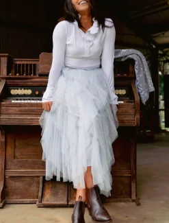 Skirts*Zjoosh Misty Skirt Blue