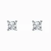 Earrings|Silver Jewellery*Ellani 5mm Princess Cubic Zirconia Claw Studs