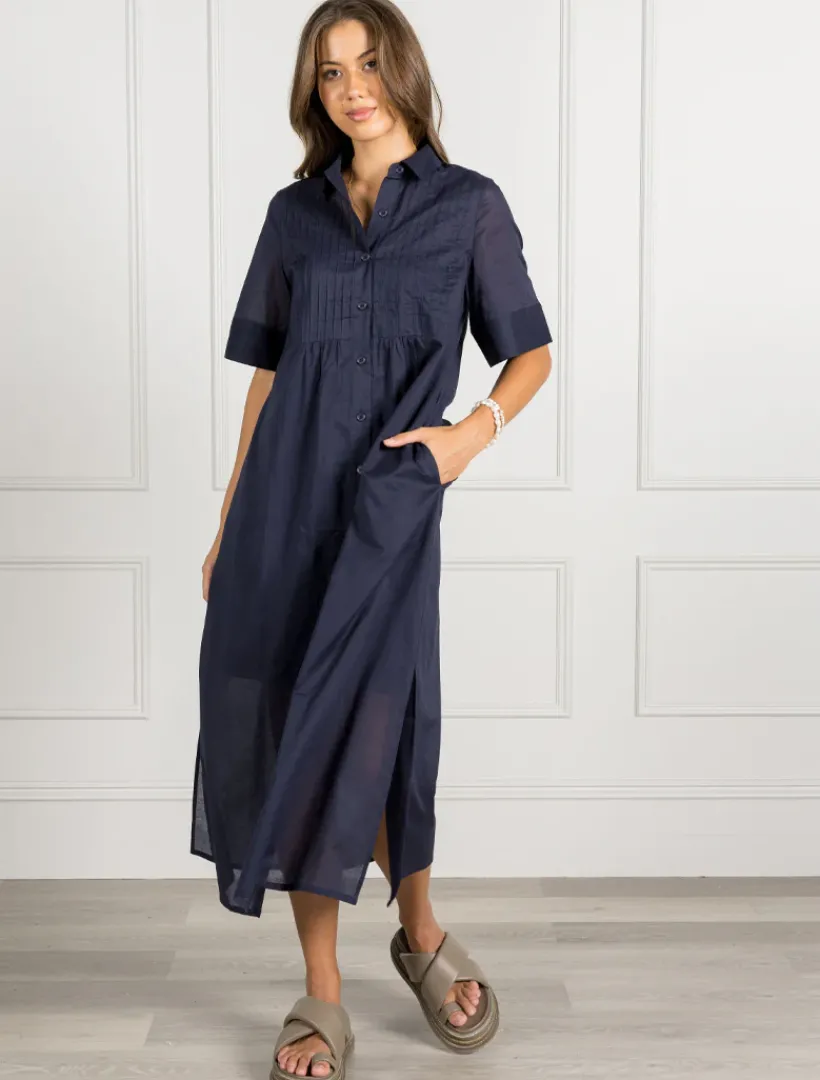 Dresses*Zjoosh Molly Shirt Dress - FINAL SALE Navy