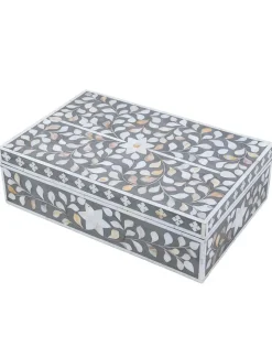 Home Ornaments|Jewellery Storage*3rd Party Other Mother Of Pearl Inlay Box Taupe