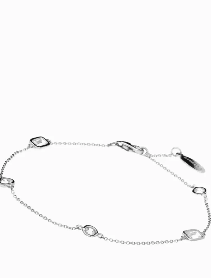 Bangles And Bracelets|Silver Jewellery*Sybella Multi Shape Bracelet Rhodium