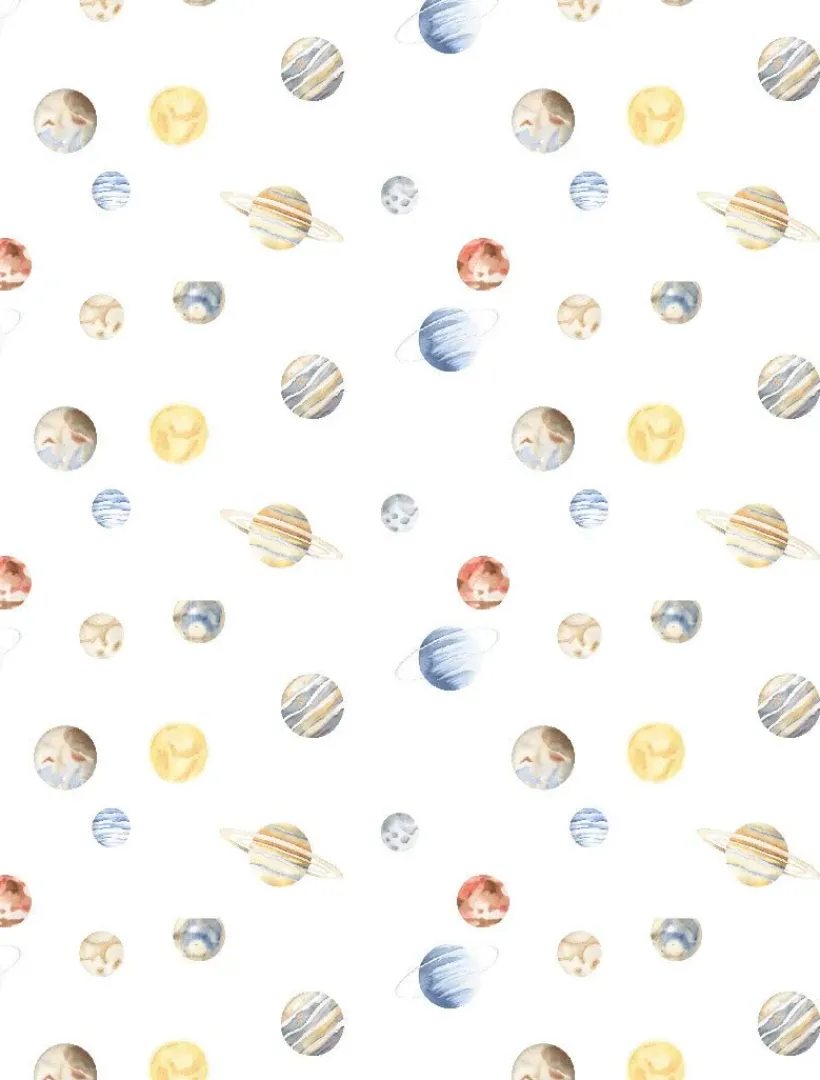 Kids*Zjoosh Muslin Swaddle Planets