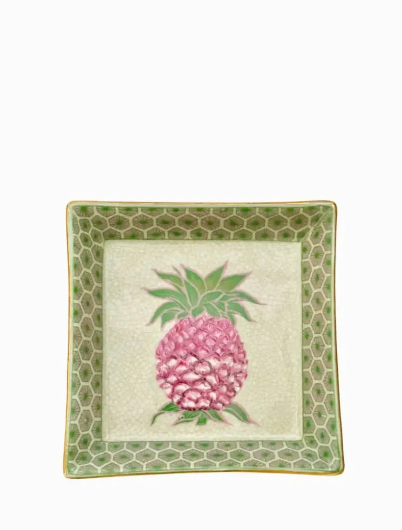 Ceramics*3rd Party Other Oriente Savon Dish Pina Green