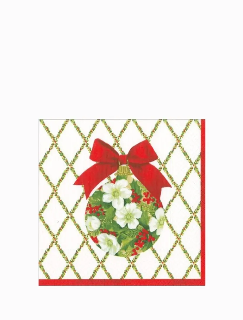 Disposable Napkins*3rd Party Other Ornament Trellis Cocktail Napkins 20pk
