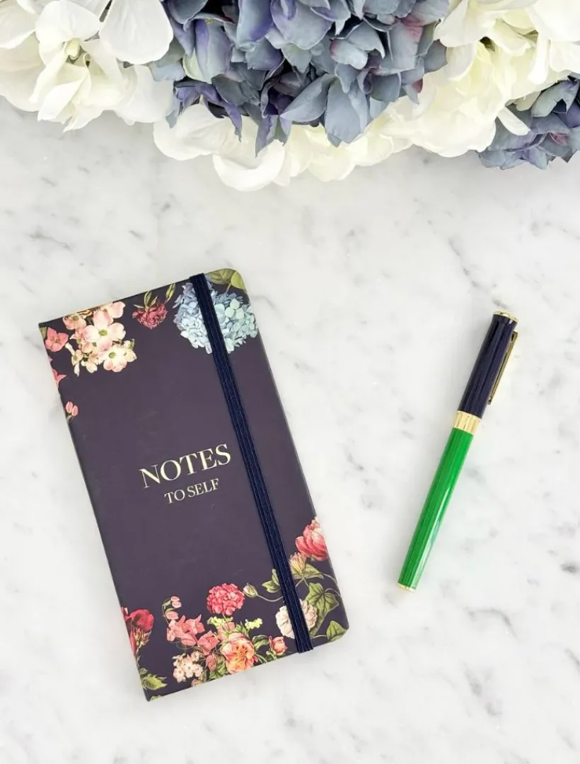 Stationery*Zjoosh Paige Journal Navy Floral