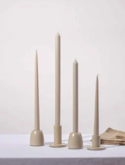 Unscented Candles*3rd Party Other Pale Eucalypt 30cm Dinner Candle (Pack of 4)