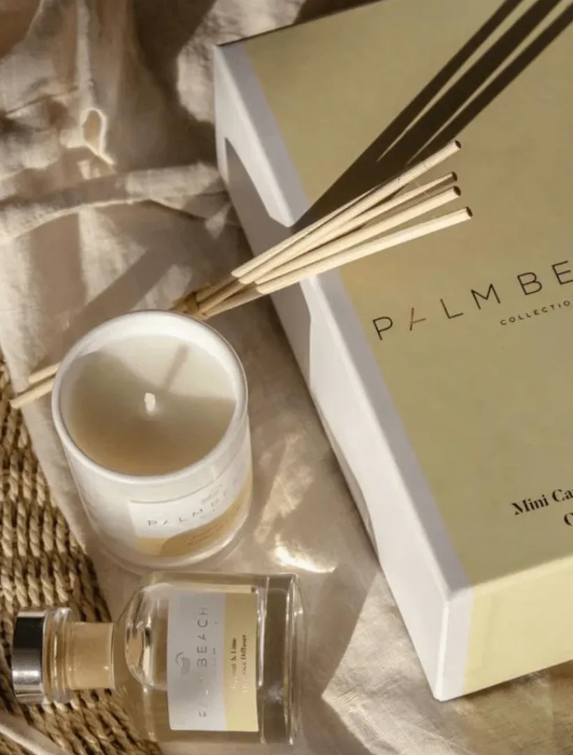 Palm Beach|Scented Candles*Palm Beach Coconut and Lime Mini Candle And Diffuser Gift Set