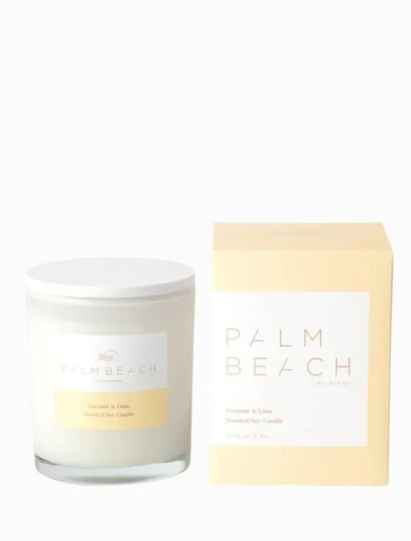 Scented Candles|Palm Beach*Palm Beach Coconut And Lime Candle 420g