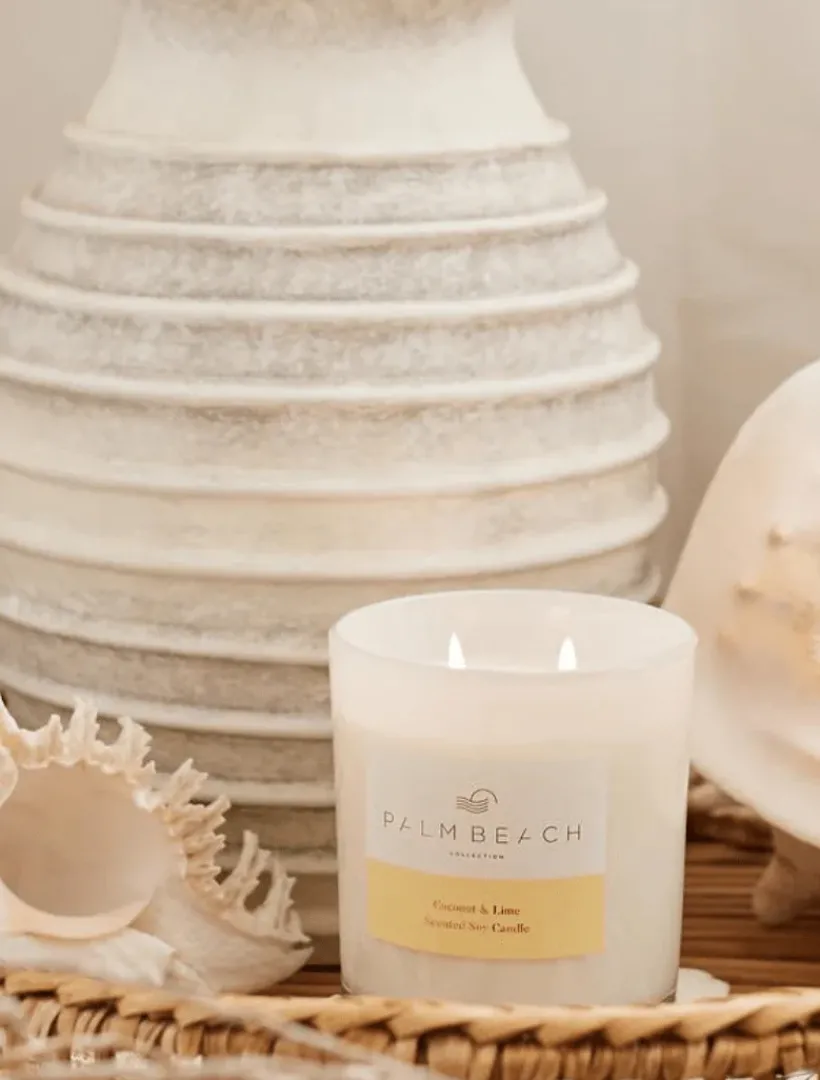 Scented Candles|Palm Beach*Palm Beach Coconut And Lime Candle 420g