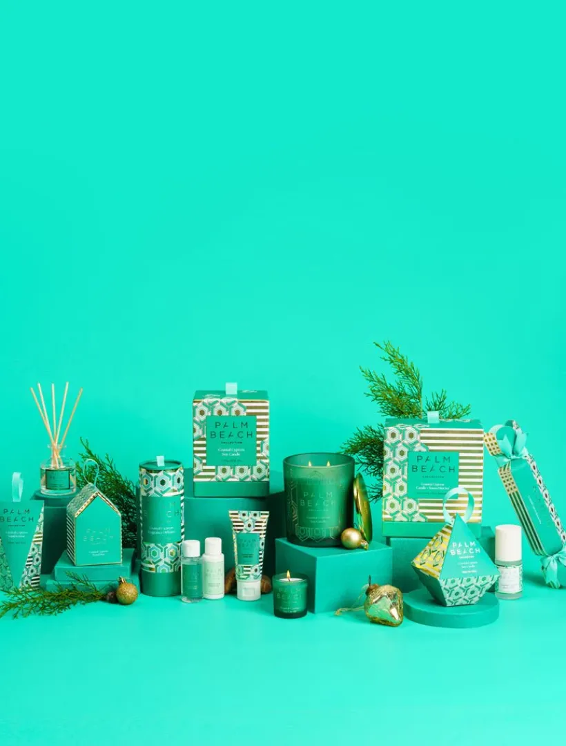 Palm Beach|Scented Candles*Palm Beach Hanging Bauble Mini Candle Coastal Cypress 50G - FINAL SALE
